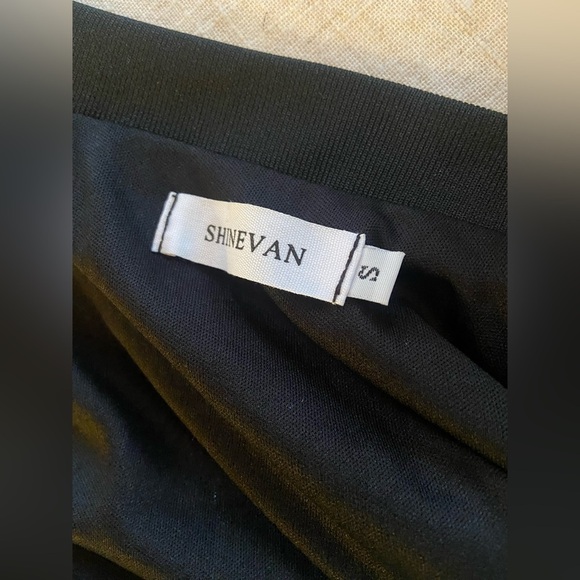 Shinevan Hi Party Sequin Bomber Jacket Silver and Black Full Zip Party Fun - Picture 5 of 6